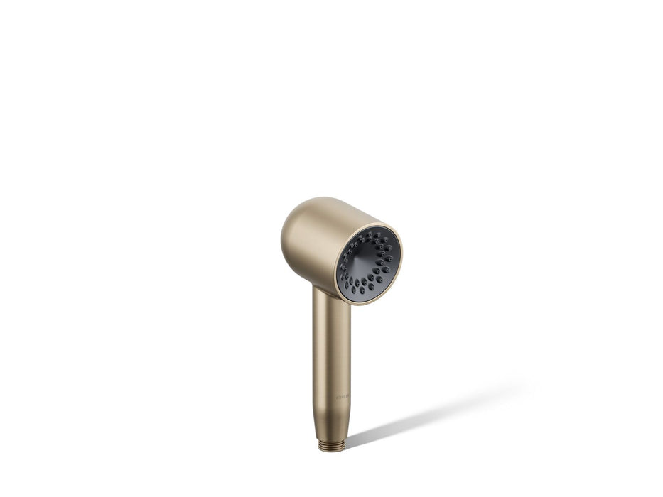 KOHLER K-26286 Statement Iconic Single-function Handshower, 2.5 GPM, vibrant brushed bronze
