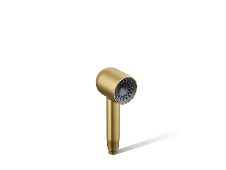 KOHLER K-26286 Statement Iconic Single-function Handshower, 2.5 GPM, vibrant brushed moderne brass