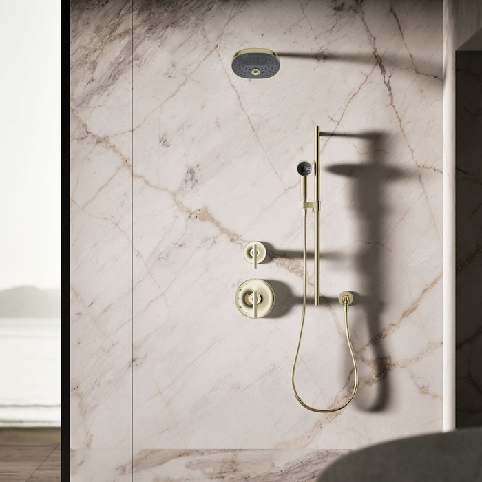 KOHLER K-26286 Statement Iconic Single-function Handshower, 2.5 GPM, vibrant french gold - view 2
