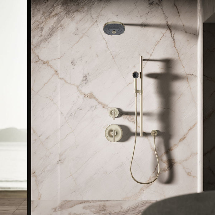 KOHLER K-26286-G Statement Iconic single-function handshower, 1.75 gpm, vibrant brushed bronze - view 3