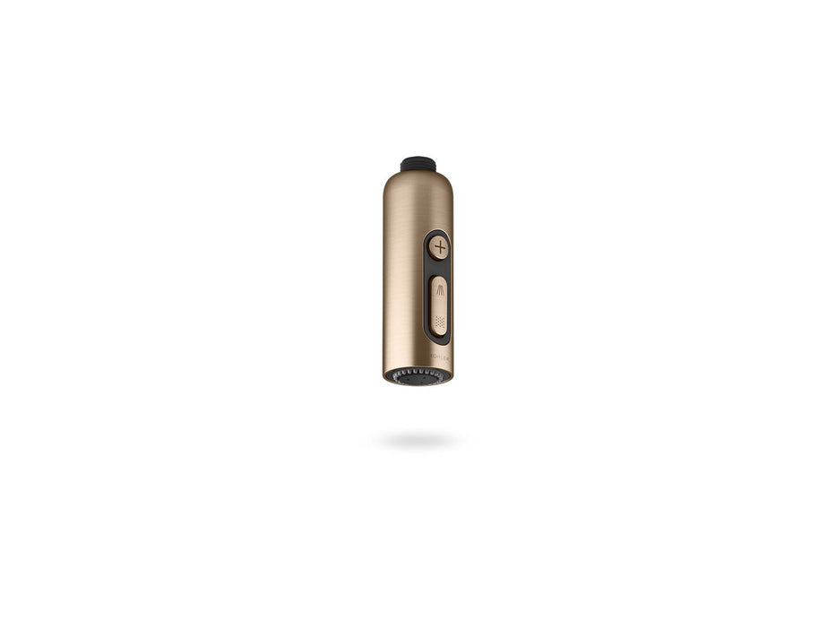 KOHLER K-26288-G Statement Iconic wand two-function handshower, 1.75 gpm, vibrant brushed bronze