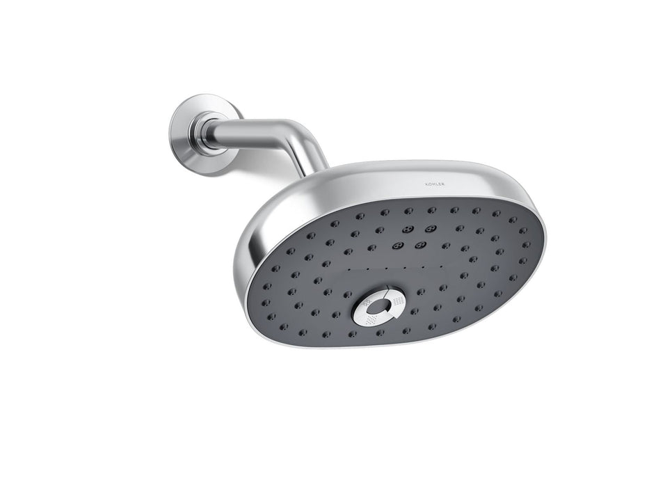 KOHLER K-26290 Statement Three-function Showerhead, 2.5 GPM, polished chrome