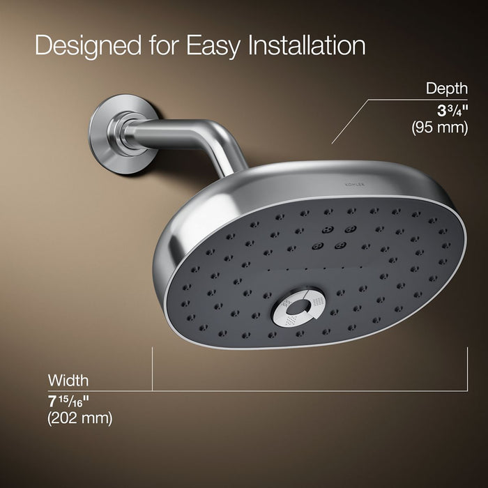 KOHLER K-26290 Statement Three-function Showerhead, 2.5 GPM, polished chrome - view 5