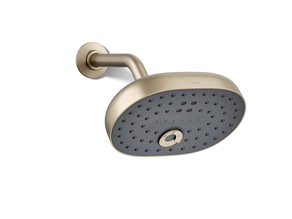 KOHLER K-26290 Statement Three-function Showerhead, 2.5 GPM, vibrant brushed bronze