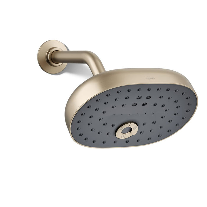 KOHLER K-26290 Statement Three-function Showerhead, 2.5 GPM, vibrant brushed bronze - view 3
