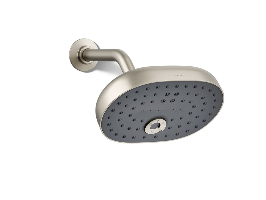 KOHLER K-26290 Statement Three-function Showerhead, 2.5 GPM, vibrant brushed nickel