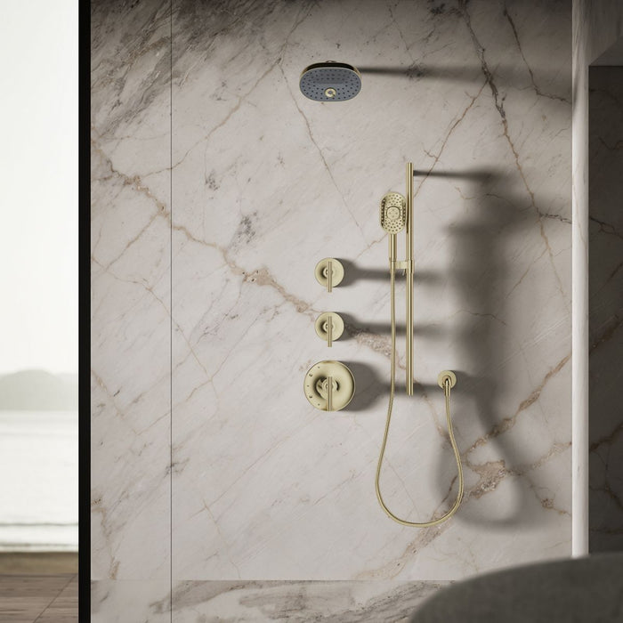 KOHLER K-26290 Statement Three-function Showerhead, 2.5 GPM