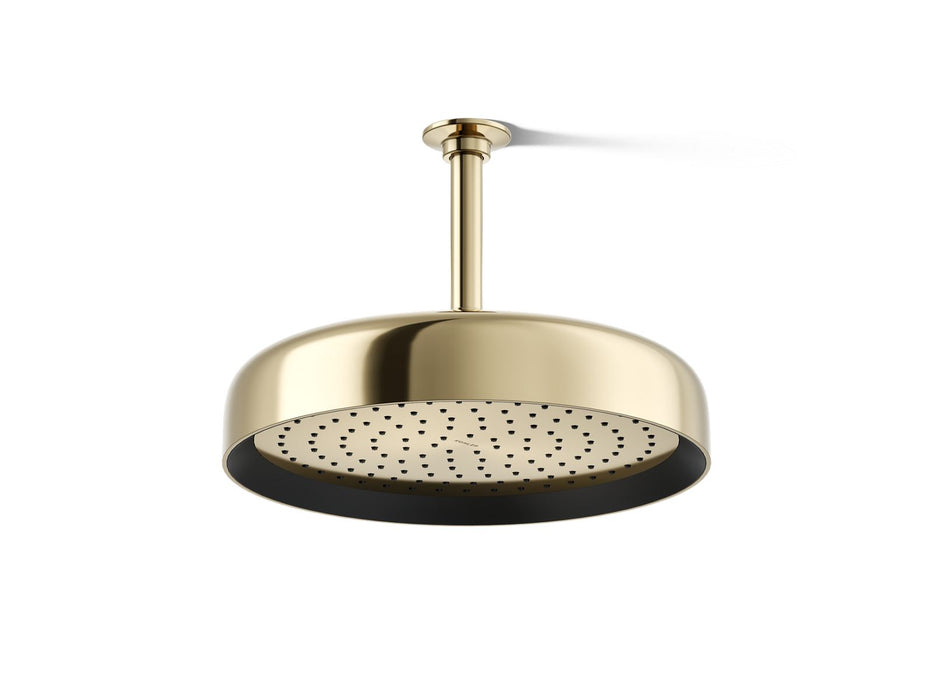 KOHLER K-26291-G Statement Round 12" single-function rainhead, 1.75 gpm, vibrant french gold