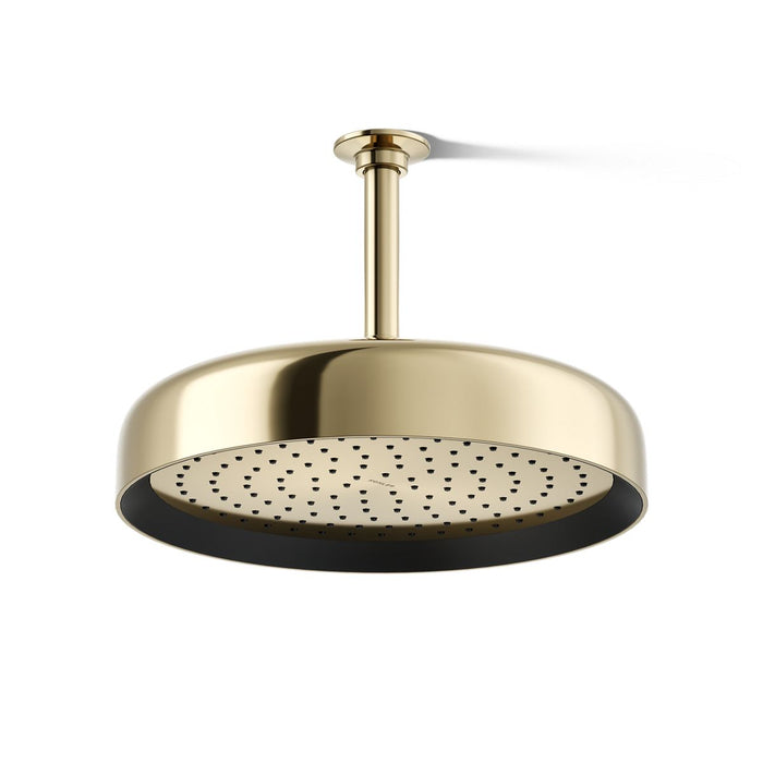 KOHLER K-26291-G Statement Round 12" single-function rainhead, 1.75 gpm, vibrant french gold - view 4