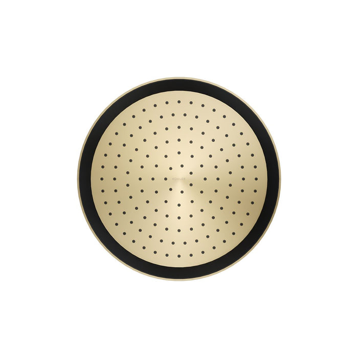 KOHLER K-26291-G Statement Round 12" single-function rainhead, 1.75 gpm, vibrant french gold - view 5