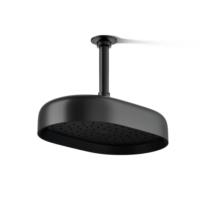 KOHLER K-26293 Statement Oblong 12" Single-function Rainhead, 2.5 GPM