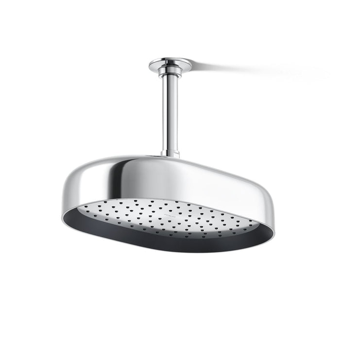 KOHLER K-26293 Statement Oblong 12" Single-function Rainhead, 2.5 GPM