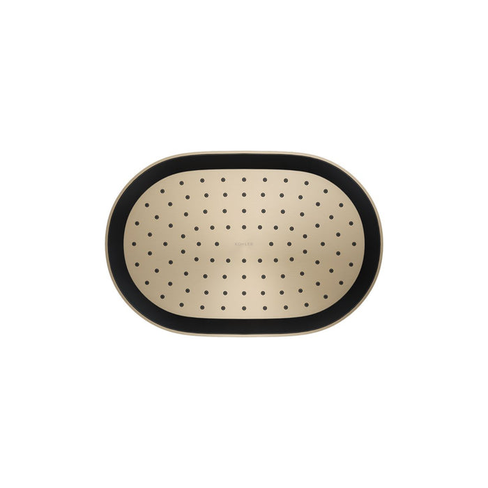 KOHLER K-26293 Statement Oblong 12" Single-function Rainhead, 2.5 GPM