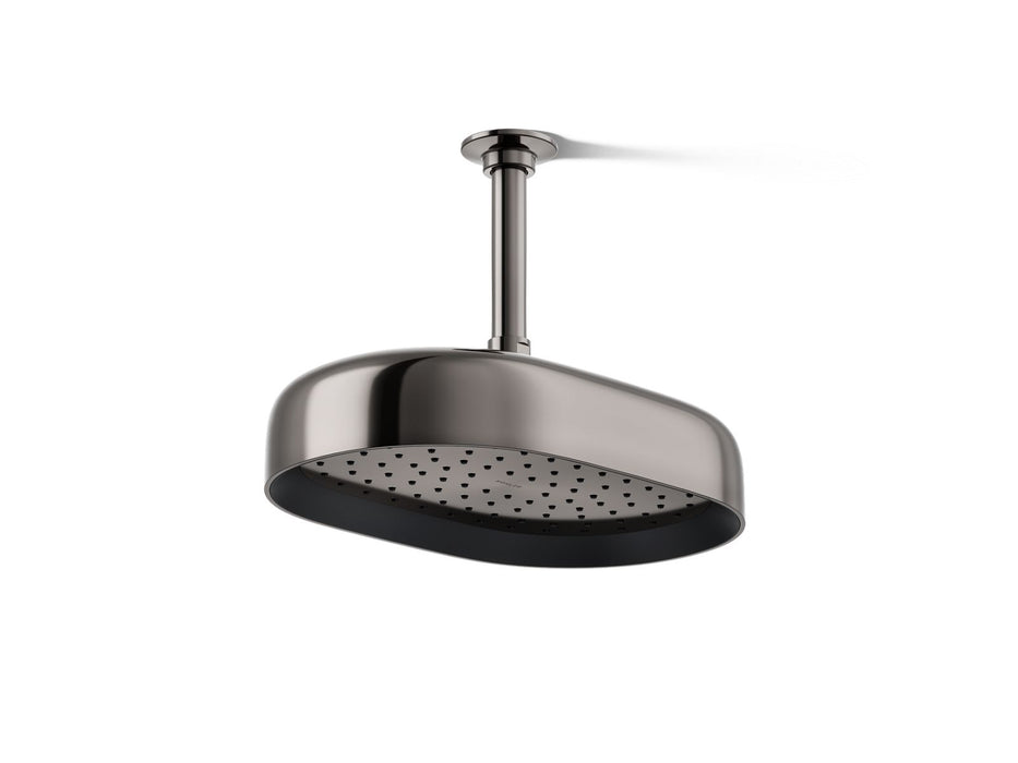KOHLER K-26293 Statement Oblong 12" Single-function Rainhead, 2.5 GPM