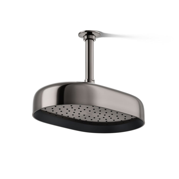 KOHLER K-26293 Statement Oblong 12" Single-function Rainhead, 2.5 GPM