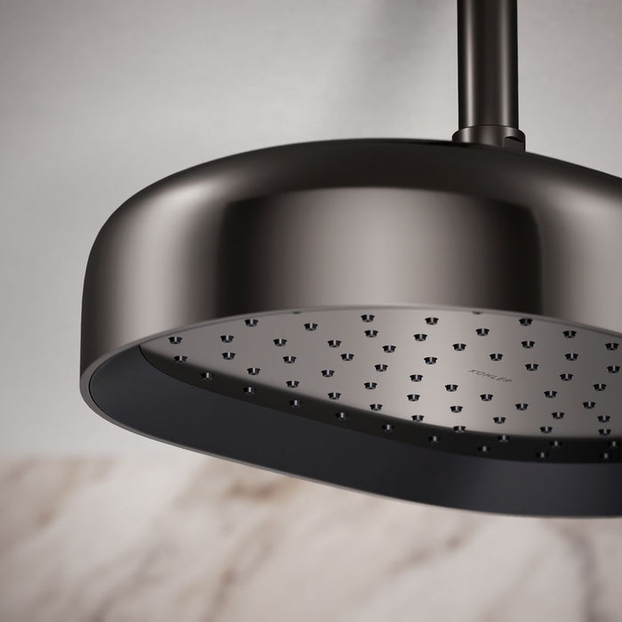 KOHLER K-26293 Statement Oblong 12" Single-function Rainhead, 2.5 GPM