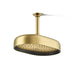 KOHLER K-26293-G Statement Oblong 12" single-function rainhead, 1.75 gpm, vibrant brushed moderne brass - view 4