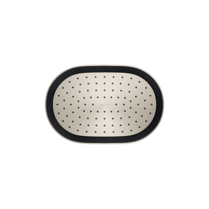 KOHLER K-26293-G Statement Oblong 12" single-function rainhead, 1.75 gpm, vibrant brushed nickel - view 5