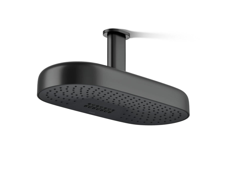 KOHLER Statement Oblong 18" two-function rainhead, 2.5 gpm