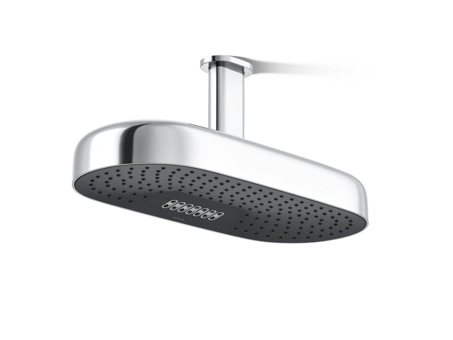 KOHLER Statement Oblong 18" two-function rainhead, 2.5 gpm