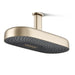KOHLER K-26297 Statement Oblong 18" Two-function Rainhead, 2.5 GPM, vibrant brushed bronze