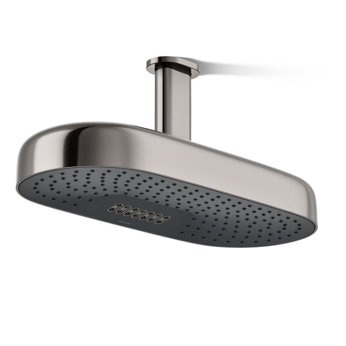 KOHLER Statement Oblong 18" two-function rainhead, 2.5 gpm