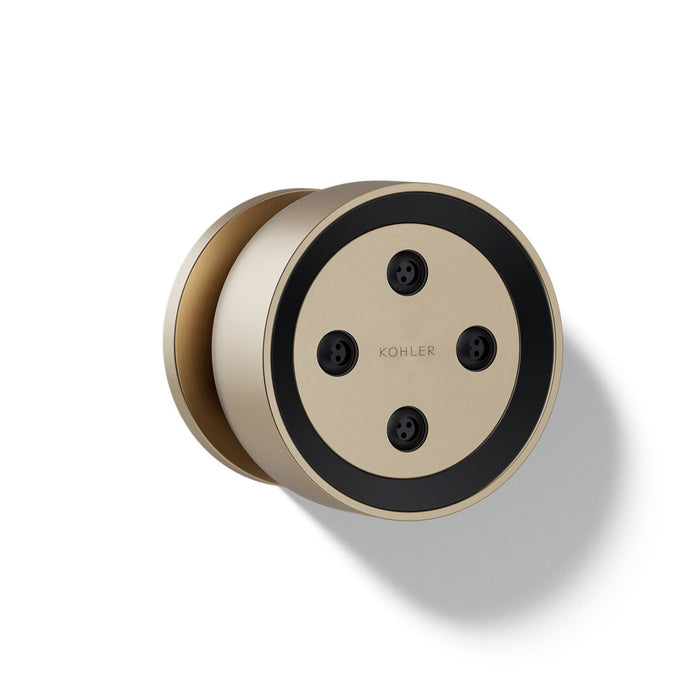 KOHLER K-26299 Statement Round Single-function Body Spray, 2.5 GPM