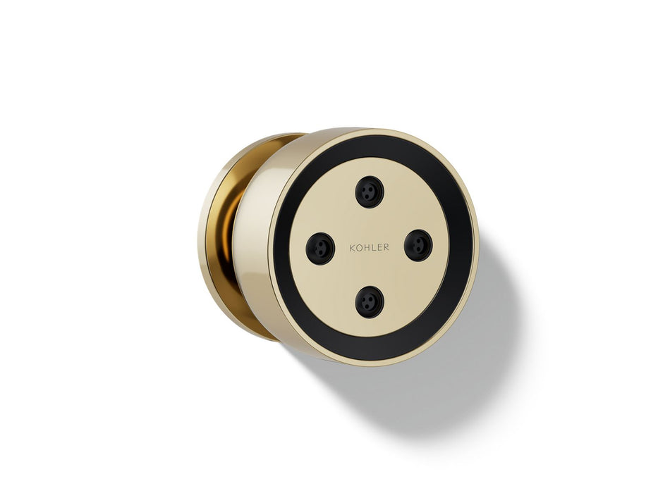 KOHLER K-26299-G Statement Round single-function body spray, 1.75 gpm, vibrant french gold