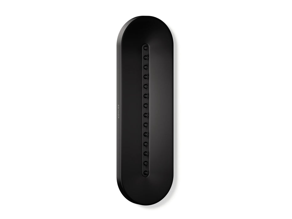 KOHLER K-26300 Statement Oblong Vichy Single-function Body Spray, 2.5 GPM, matte black