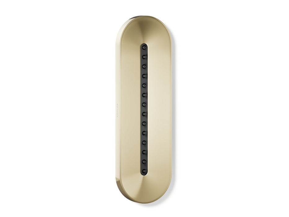 KOHLER K-26300 Statement Oblong Vichy Single-function Body Spray, 2.5 GPM, vibrant french gold