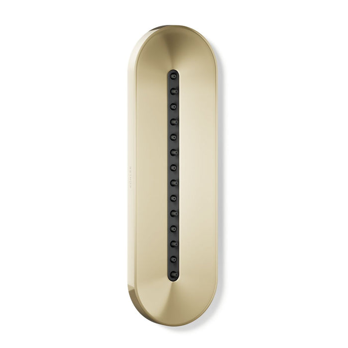 KOHLER K-26300 Statement Oblong Vichy Single-function Body Spray, 2.5 GPM, vibrant french gold - view 4