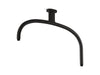 KOHLER K-26305 Statement Ceiling-mount single-function dual rainhead arm, matte black