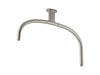 KOHLER K-26305 Statement Ceiling-mount single-function dual rainhead arm, vibrant brushed nickel