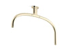 KOHLER K-26305 Statement Ceiling-mount single-function dual rainhead arm, vibrant french gold