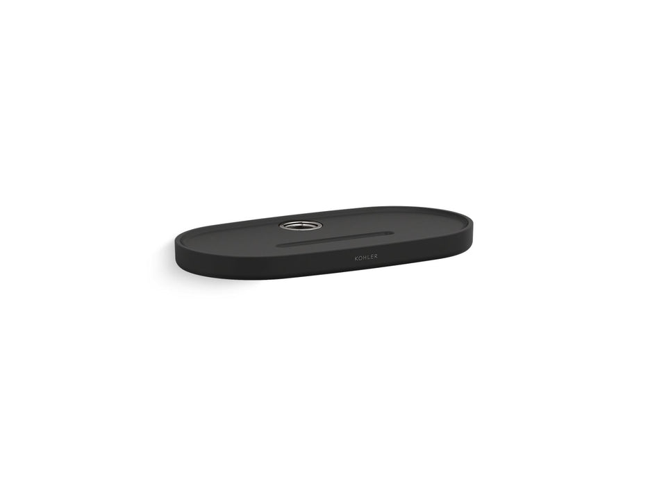KOHLER K-26317 Statement Slidebar shelf, vibrant titanium