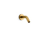 KOHLER K-26318 Statement Shower arm and flange, vibrant brushed moderne brass