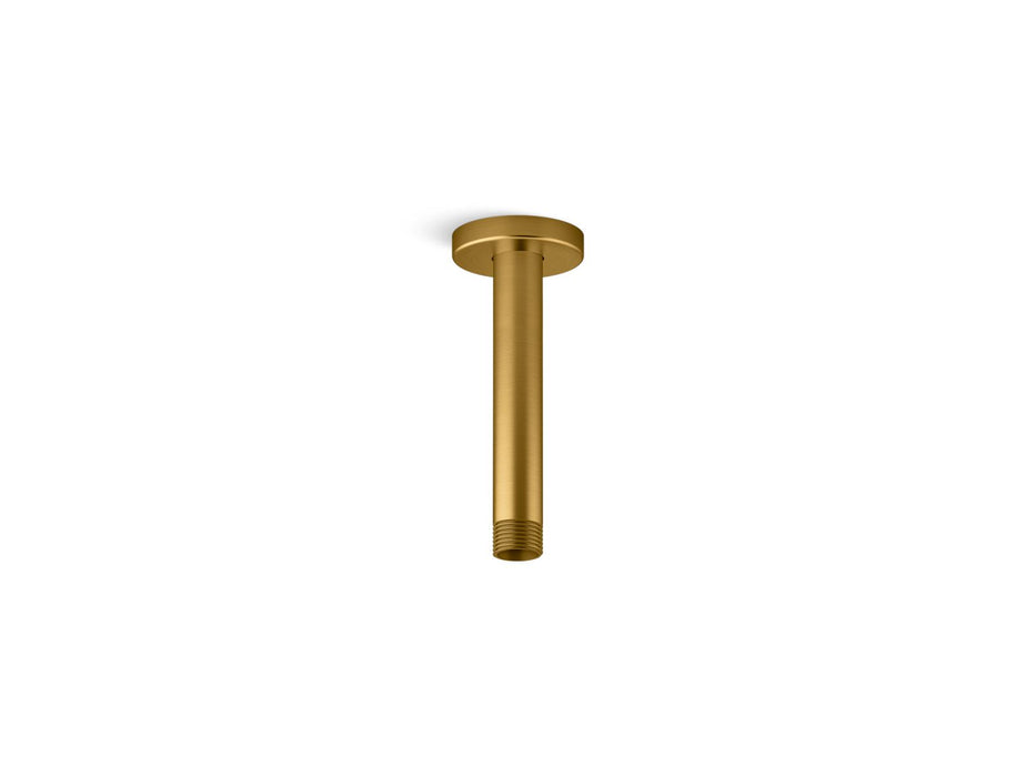 KOHLER K-26320 Statement 6" ceiling-mount single-function rainhead arm and flange