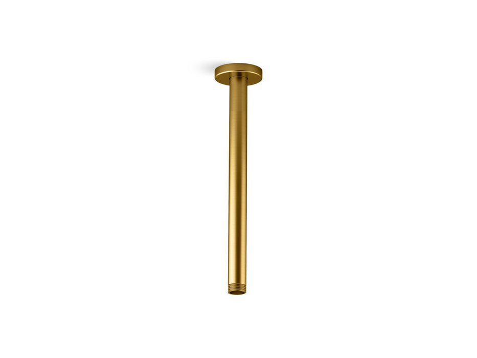 KOHLER K-26321 Statement 12" ceiling-mount single-function rainhead arm and flange
