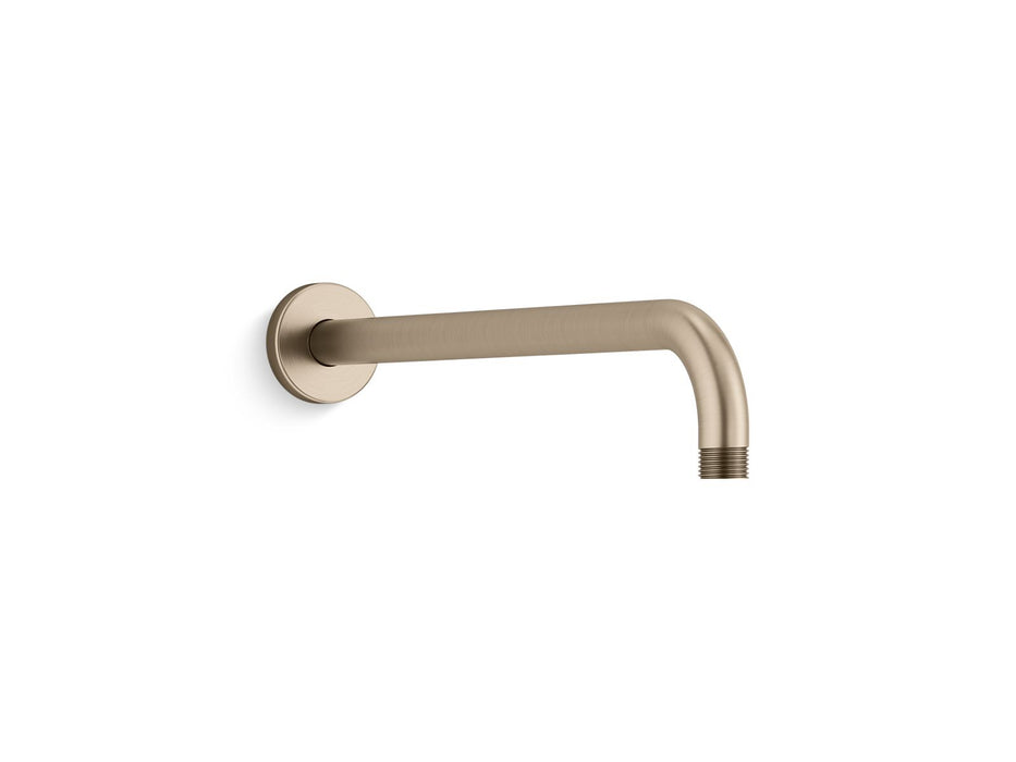 KOHLER K-26322 Statement 15-1/2" wall-mount single-function rainhead arm and flange