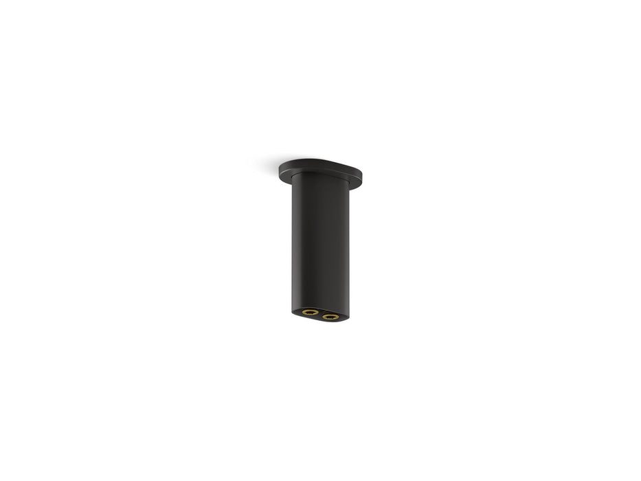 KOHLER K-26325 Statement 5" ceiling-mount two-function rainhead arm and flange