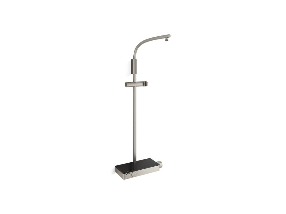 KOHLER K-26337-9 Anthem Two-way exposed thermostatic valve with shower column for rainhead and handshower
