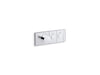 KOHLER K-26346-9 Anthem Two-outlet recessed mechanical thermostatic valve control, polished chrome