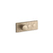 KOHLER K-26346-9 Anthem Two-outlet recessed mechanical thermostatic valve control, vibrant brushed bronze