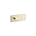 KOHLER K-26346-9 Anthem Two-outlet recessed mechanical thermostatic valve control, vibrant french gold