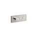KOHLER K-26346-9 Anthem Two-outlet recessed mechanical thermostatic valve control, vibrant titanium