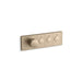 KOHLER K-26347-9 Anthem Three-outlet recessed mechanical thermostatic valve control, vibrant brushed bronze