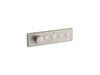 KOHLER K-26348-9 Anthem Four-outlet recessed mechanical thermostatic valve control, vibrant brushed nickel