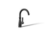 KOHLER K-26367 Traditional Beverage faucet, matte black