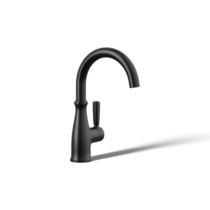 KOHLER K-26367 Traditional Beverage faucet, matte black - view 3