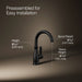 KOHLER K-26367 Traditional Beverage faucet, matte black - view 4